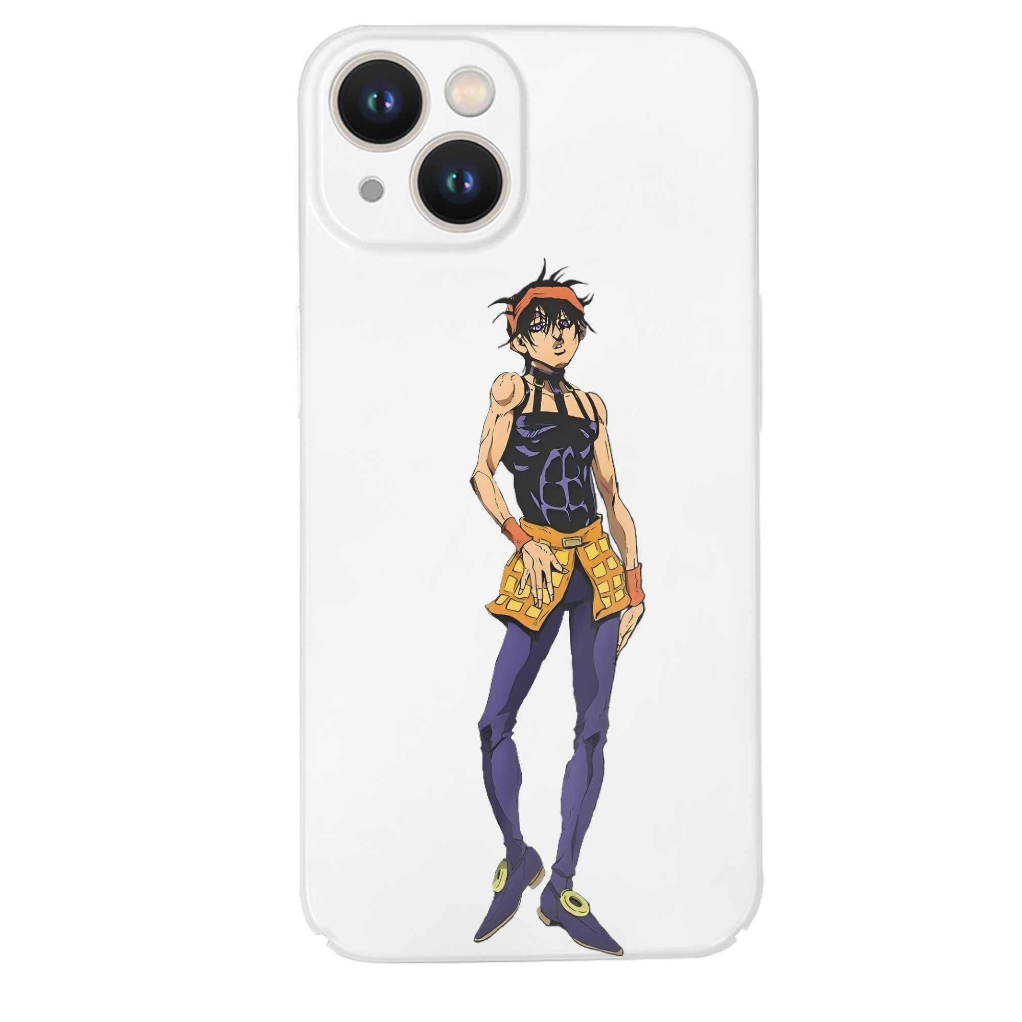 （画像用） ジョジョの奇妙な冒険 ナランチャ?ギルガ JoJo's Bizarre Adventure Narancia Ghirga 【iPhone 14シリーズ対応】ハードケース